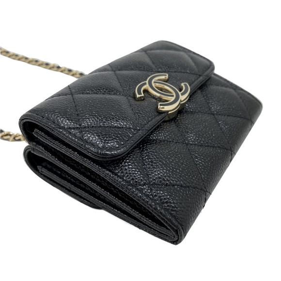 CHANEL Classic Chain Clutch Shoulder Bag Chain Wallet - Picture 4 of 5
